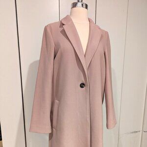 Long Dusty Pink Coat